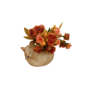 Cachepot Gatinho Bege