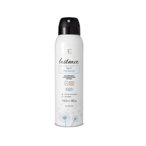 Desodorante Antitranspirante Aerossol Sem Cheiro Instance 150ml