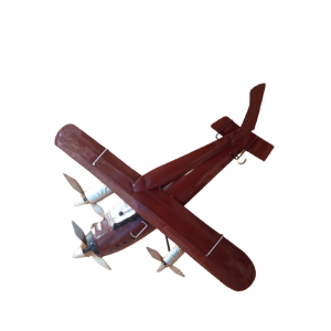 Avião Decorativo De Metal