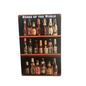 Placa Decorativa Beers Of The World