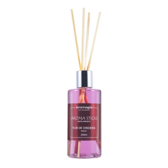 Difusor por varetas Aroma Sticks Aromagia - Flor de Cerejeira 250ml