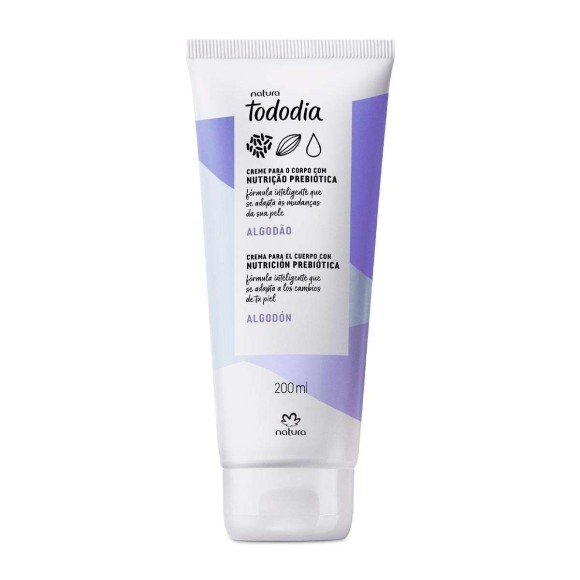 Creme Desodorante Nutritivo Para o Corpo Algodão 200 ml