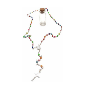 Terço Colorido São Bento Pescoço Na Garrafinha