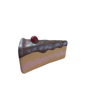 Fatia De Bolo Decorativa