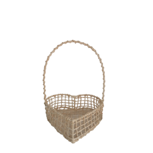 Cesta Grande Coração Aramado