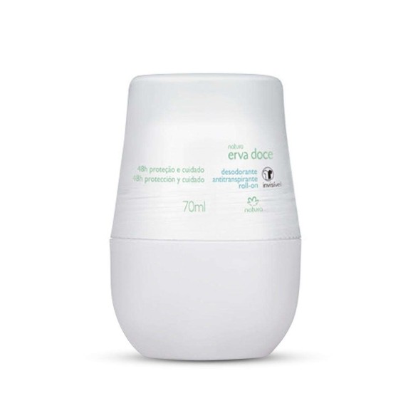 Desodorante Antitranspirante Roll-On Erva Doce 70 ml VALIDADE 01/04/2024