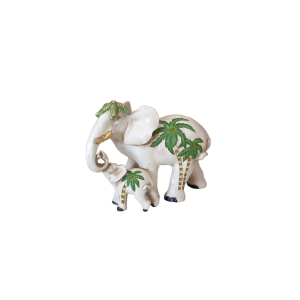 Elefante Branco com Filhote