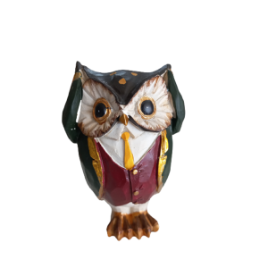 Coruja Surda Decorativa