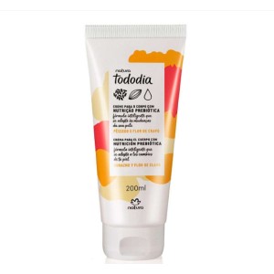 Creme Desodorante Nutritivo Para o Corpo Tododia Pêssego e Flor de Cravo - 200 ml