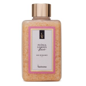 Sais de Banho - Peônia Garden 440g Via Aroma