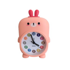 Relógio de Mesa Despertador Coelhinho Rosa