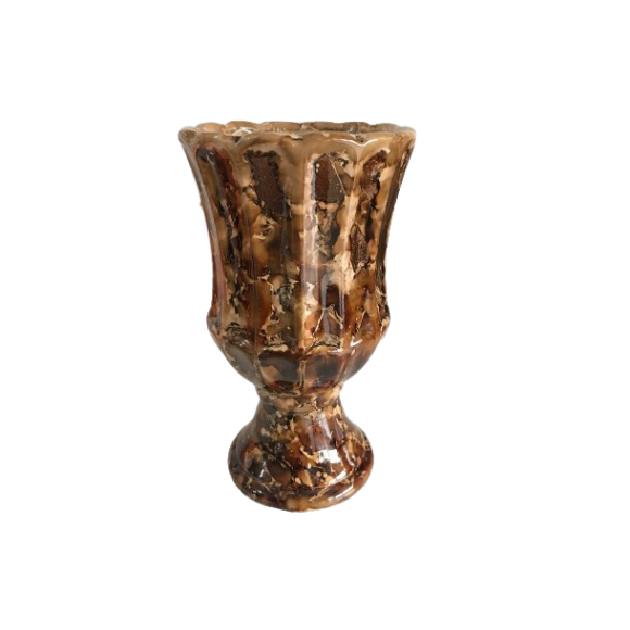 Vaso Taça Marmorizado Pequeno