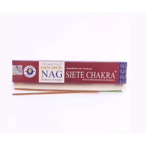 Incenso Varetas Golden Nag Sete Chakras