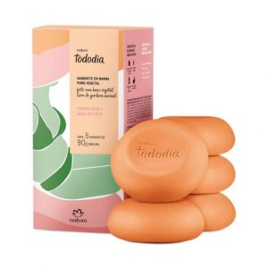 SABONETE TODO DIA MANGA ROSA E ÁGUA DE COCO