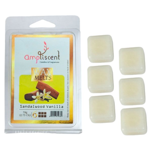 PASTILHA WAX MELT AMPLISCENT - SANDALWOOD VANILLA