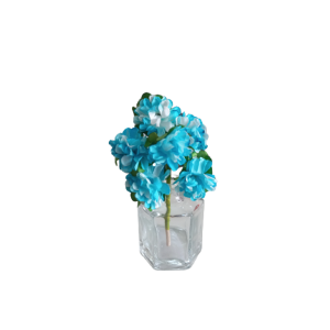 Mini Vaso Difusor com Flor Azul