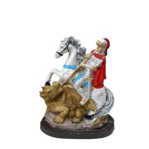 IMAGEM SÃO JORGE DE RESINA