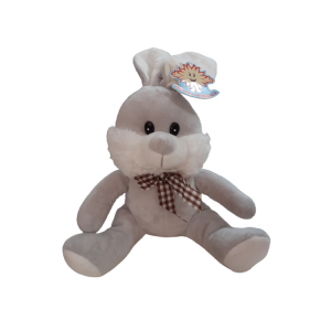 COELHO DE PELUCIA CINZA
