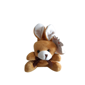 CHAVEIRO COELHO DE PELUCIA MARROM