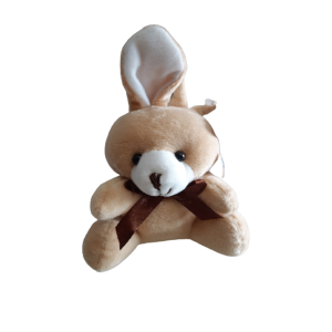 CHAVEIRO COELHO DE PELUCIA BEGE