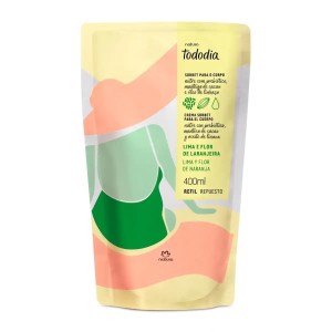 Refil Creme Hidratante Natura Lima e Flor de Laranjeira 400ml